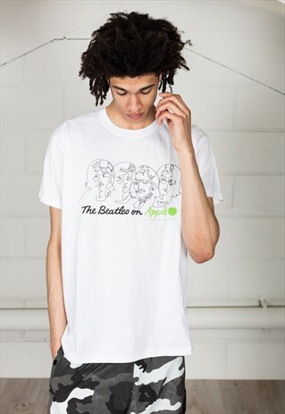 THE BEATLES ON APPLE UNISEX T-SHIRT