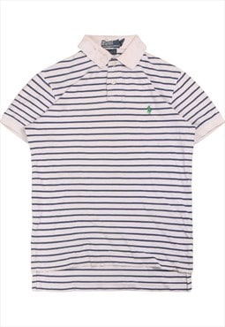 Vintage 90's Polo Ralph Lauren Polo Shirt Striped Short