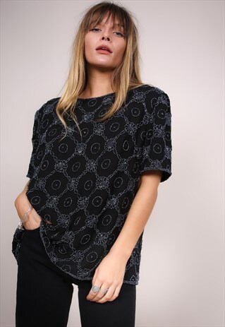 VINTAGE 80S SEQUIN TOP