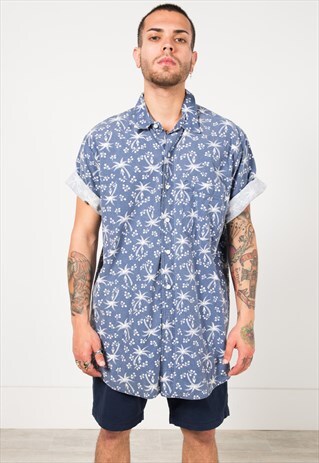 ON SALE VINTAGE 80S HAWAIIAN SHIRT / S1803