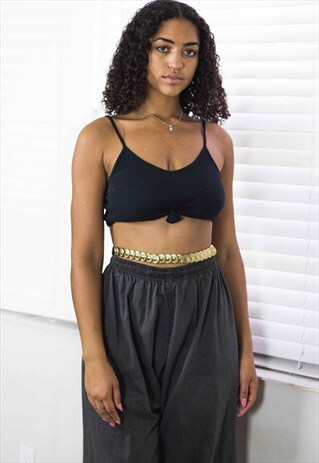 VINTAGE GOLD LOOK BELT 90S X 2.7