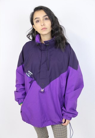 VINTAGE MAMMUT GORE-TEX PURPLE 1/2 ZIP JACKET