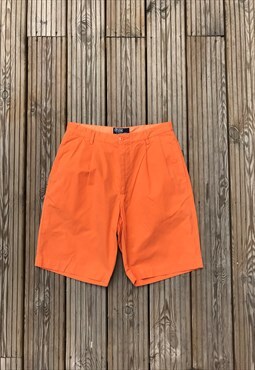Vintage Ralph Lauren Chino Shorts Orange. 