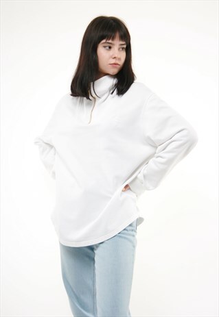 90S VINTAGE ESCADA SPORT 1/4 ZIP SWEATSHIRT JUMPER 487