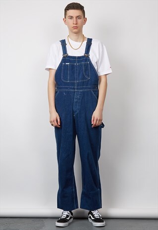 VINTAGE 90'S RIFLE DARK-WASH DUNGAREES