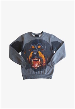 Givenchy BOOT Rottweiler Dog Face Print Sweatshirt