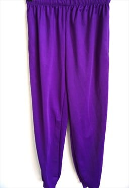 Vintage Bright Purple Sweatpants Trousers Pants Trainers