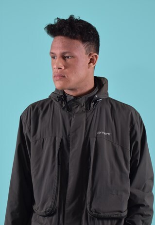 GREEN/GREY CARHARTT COAT