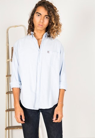 VINTAGE 80S POLO RALPH LAUREN SHIRT / R0507