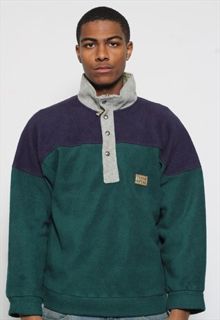 VINTAGE THINK PINK FLEECE GREEN