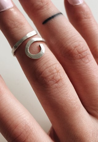 STERLING SILVER EGYPTIAN MIDI RING