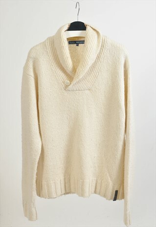 VINTAGE 00S JUMPER IN WHITE