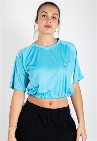VINTAGE 80S NIKE SPORT CROP T-SHIRT / S2300
