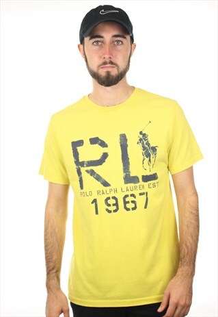 VINTAGE RALPH LAUREN GRAPHIC T SHIRT TEE