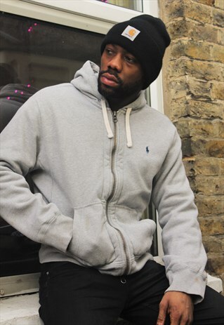 VINTAGE / 90'S / RALPH LAUREN / GREY HOODIE