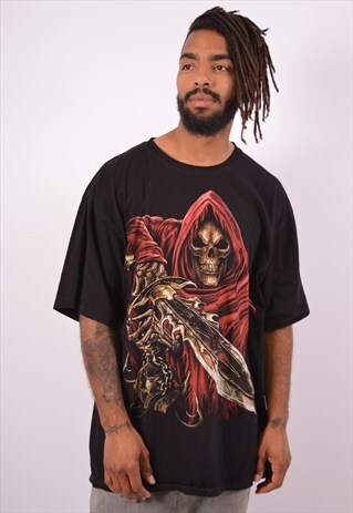 VINTAGE T-SHIRT TOP BLACK