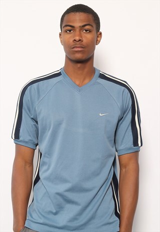 VINTAGE NIKE LOGO T-SHIRT BLUE