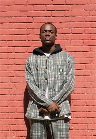 TARTAN HOSTAGE II HOODIE BUTTONS