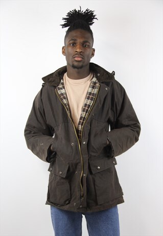 VINTAGE BROWN WAX JACKET