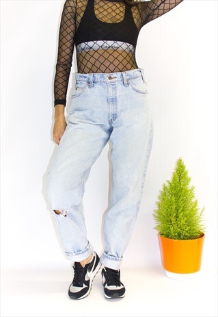 VINTAGE 80'S LOOSE FIT HIGH WAIST LEVI MOM JEANS
