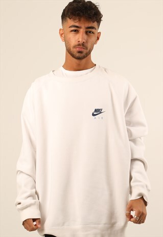 VINTAGE NIKE AIR PRINT LOGO SWEATSHIRT