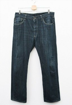 LEVI'S Vintage 501 Straight Jeans W36 L34 Blue Denim Pants