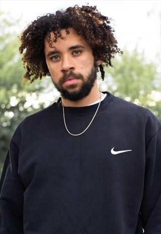 VINTAGE 90'S NIKE SWEATSHIRT IN BLACK