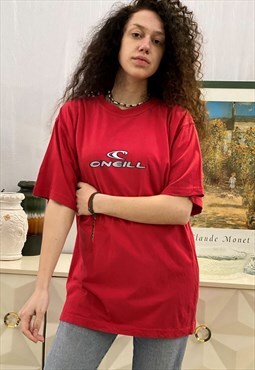 Vintage 90s O'NEILL logo slogan t-shirt top tee
