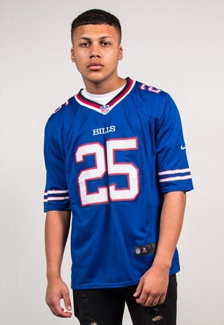 NIKE NFL JERSEY AMERICAN FOOTBALL SHIRT BUFFALO BILLS