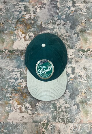 Vintage Hahn Beer Embroidered Spell Out Cap