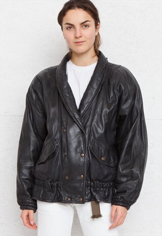 VINTAGE BROWN MARTINELLI LEATHER JACKET
