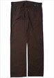 Vintage Levis 514 Straight Brown Trousers Mens