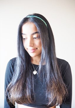 Jewel Green Glitter Headband