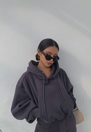 FURRY FAUX WOOL JACKET