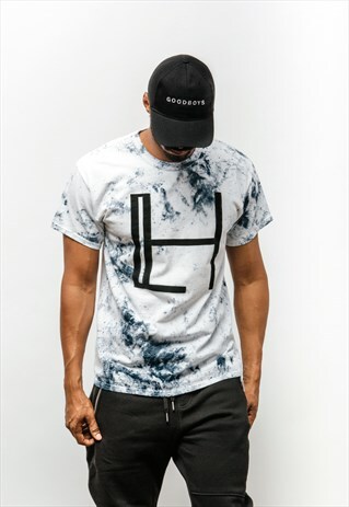 HALLEY BLACK TIE DYE T-SHIRT