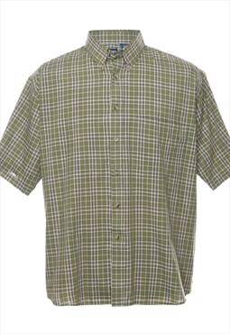 Vintage Puritan Checked Shirt - L