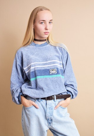 90'S RETRO MINIMALIST PASTEL OVERSIZED SWEATSHIRT JUMPER TOP