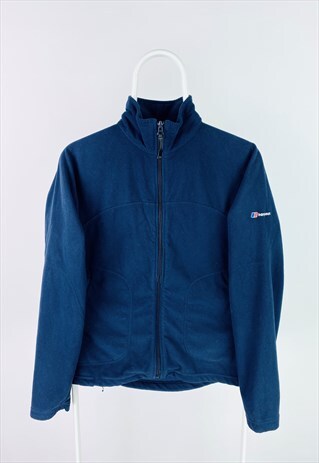 BERGHAUS CLASSIC ARM LOGO FLEECE IN NAVY