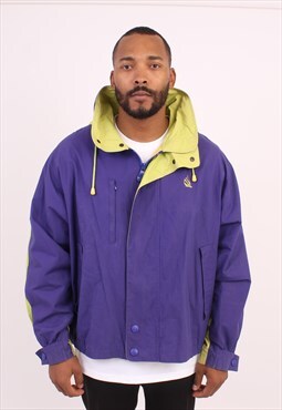 Men's Vintage Nautica purple sailing jacket