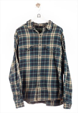 Vintage  Woolrich  Flannel Shirt Checked Look Green