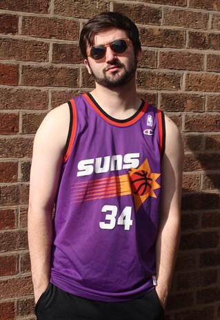 VINTAGE CHAMPION PHOENIX SUNS NBA BASKETBALL JERSEY