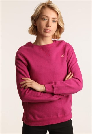 VINTAGE CHAMPION EMBROIDERED LOGO SWEATSHIRT
