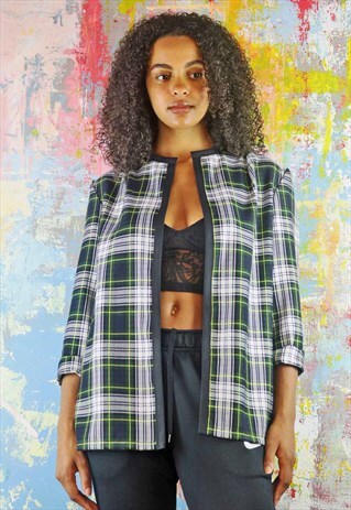 JACKET IN GREEN CHECK