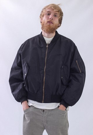 80S VINTAGE MENS LEVIS MA-1 WINTER BOMBER JACKET