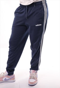 Vintage Adidas Tracksuit Bottoms in Blue