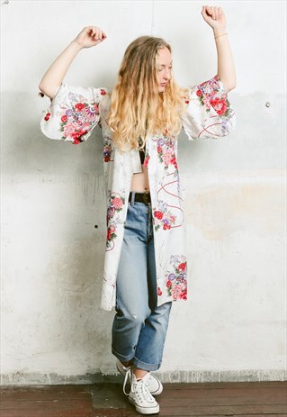 VINTAGE 80S KIMONO ROBE