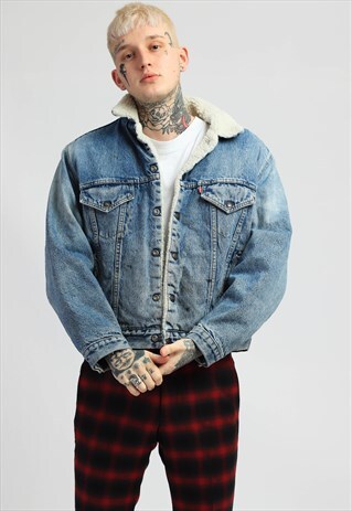 VINTAGE LEVI'S PADDED DENIM JACKET