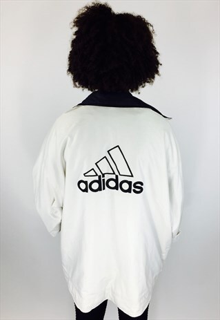 ADIDAS EMBROIDERED BIG LOGO COAT