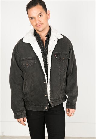 VINTAGE 80S LEVI'S WINTER SHEEPSKIN JACKET / R0154