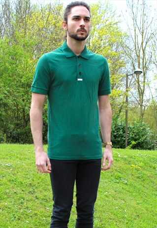 VINTAGE 80S ADIDAS POLO SHIRT T-SHIRT - SMALL - MOD INDIE